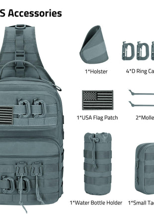 CVLIFE day carry bag featuring qqqq in grey
