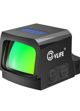 CVLIFE Multi Reticle Red Dot Sight RMSC featuring ovlife in green dot