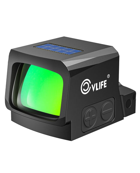 CVLIFE Multi Reticle Red Dot Sight RMSC featuring ovlife in green dot