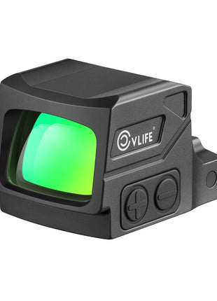 CVLIFE Multi Reticle Red Dot Sight RMSC featuring ovlife o in green dot