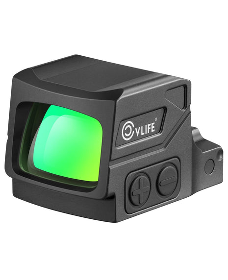 CVLIFE Multi Reticle Red Dot Sight RMSC featuring ovlife o in green dot