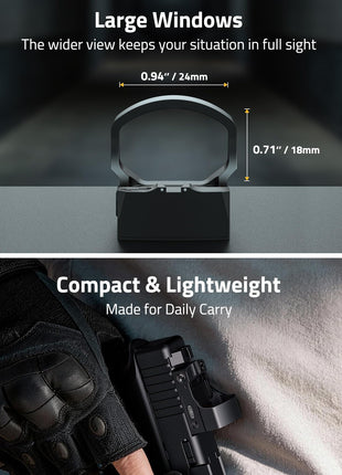 CVLIFE Green Dot Sight featuring compact & lightweight made for daily carry