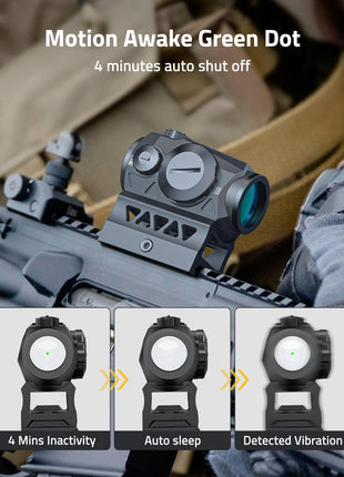 CVLIFE Green Dot Sight featuring motion awake green dot