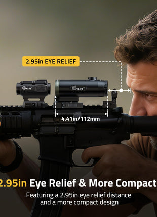 CVLIFE 6X Compact Magnifier featuring featuring a eye relief distance