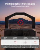 CVLIFE 3 MOA Dot Reflex Sight featuring multiple reticle reflex sight ready for versatile scenarios in red dot