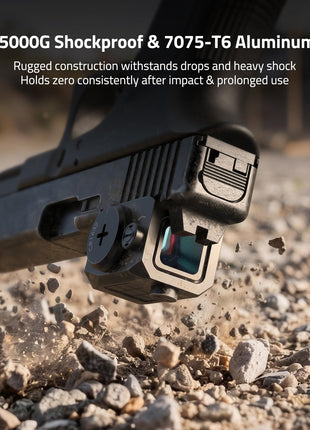 CVLIFE resistance optic featuring rugged construction withstands drops and heavy shock