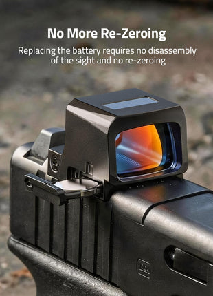 CVLIFE Sight for RMSC featuring replacing the battery requires no disassembly in red dot