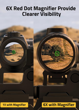 CVLIFE 6X Compact Magnifier featuring clearer visibility