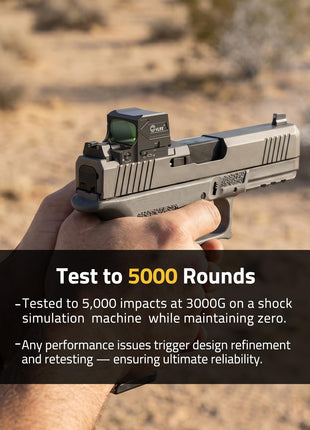 CVLIFE green dot sight featuring simulation machine while maintaining zero