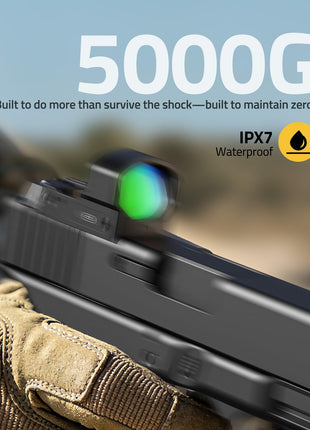 CVLIFE crisp sight featuring waterproof in green dot
