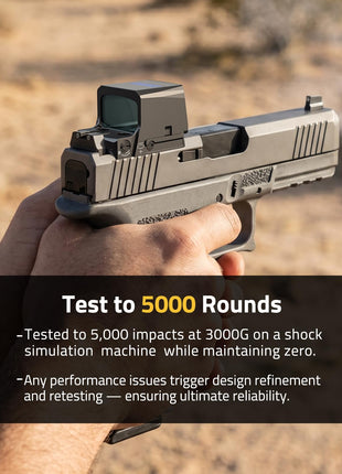 CVLIFE Red Dot Sight featuring simulation machine while maintaining zero