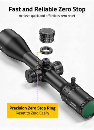 CVLIFE ED Glass featuring precision zero stop ring 6-24x50