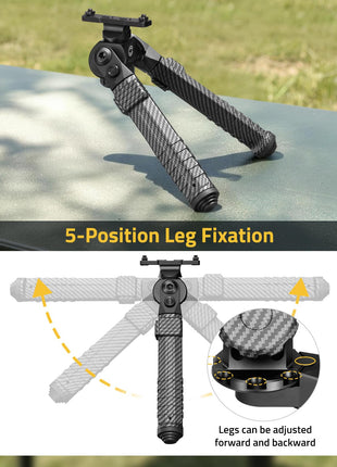 CVLIFE Fiber Bipod featuring legs can be adjusted