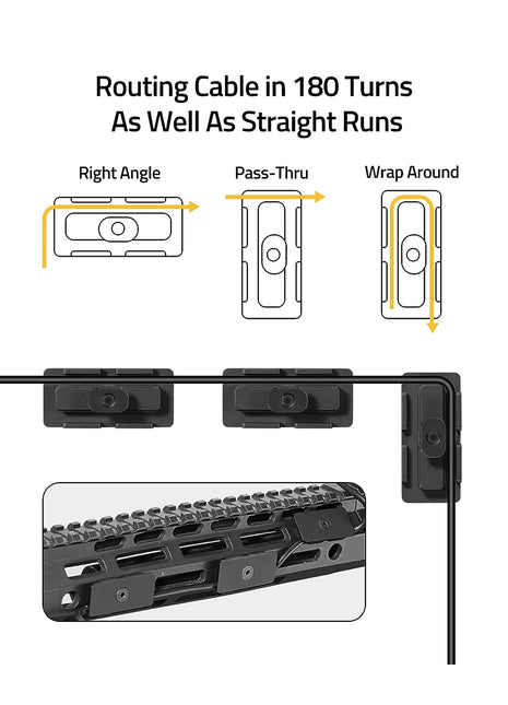 Laser Pressure Remote Switch Cord Clips (Long)