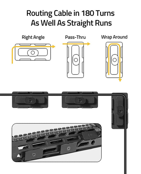 Laser Pressure Remote Switch Cord Clips (Long)