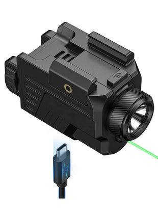 CVLIFE Pistol Flashlight in green laser light combo