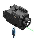 CVLIFE Pistol Flashlight in green laser light combo