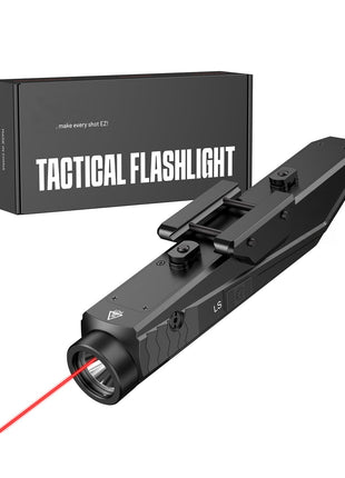 CVLIFE Rifle WeaponLight Laser Light Combo USB Rechargeable featuring make every shot ez! tactical flashlight in red laser