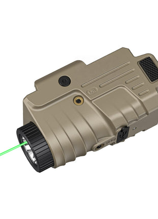 CVLIFE Pistol Light Laser Combo Rechargeable Home Defense featuring lir o Light with Green Beam