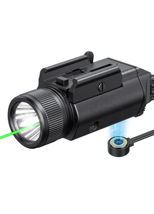 CVLIFE High Lumen Pistol Flashlight Light with Green Beam
