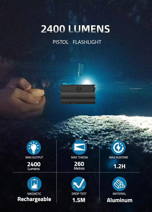 CVLIFE Lumens Laser Light featuring magnetic droptest material