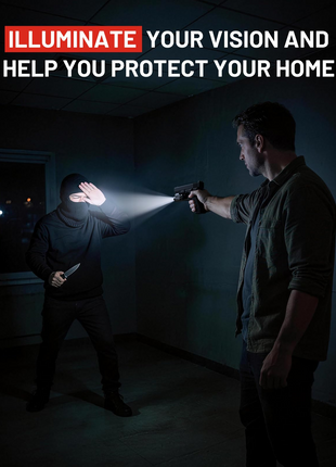 CVLIFE Pistol Light featuring illuminate yourvisionand helpyouprotectyourhome