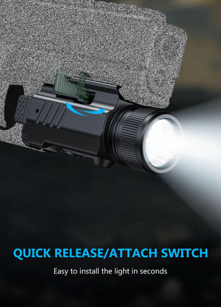 CVLIFE Laser Light Combo featuring quick release/attach switch
