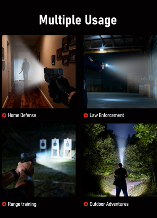 CVLIFE provides a beam featuring law enforcement range training in red laser light combo