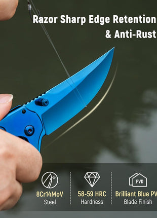Small Folding Pocket Knife with Sharp Edge and Anti-Rust