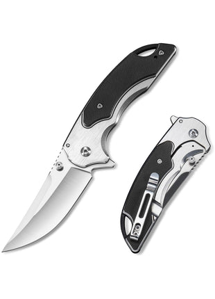 Folding Pocket Knife for EDC, Camping, Fishing, Hiking, Hunting and Survival