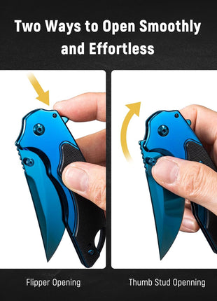 2 Ways to Open the Small Folding Pocket Knife 