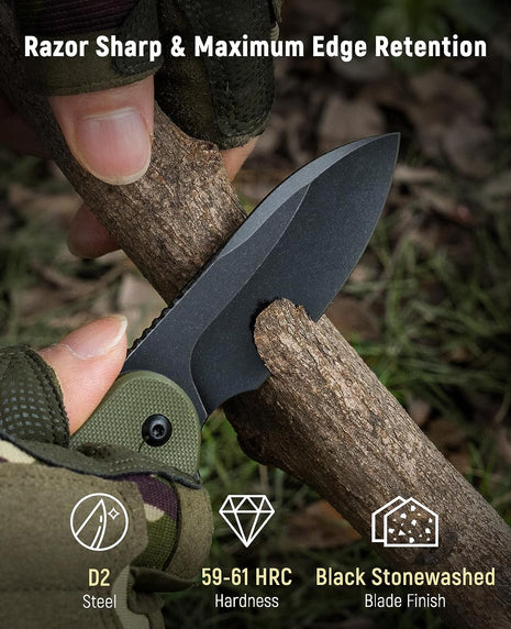 Razor Sharp EDC Pocket Knife for Outdoors