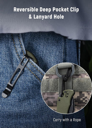 Easy to Carry Tactical Pocket Knife with Clip