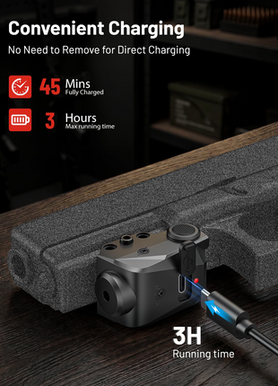 CVLIFE Green Handgun Laser featuring no need to remove for direct charging