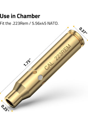 Green Laser Bore Sight Use in Chamber