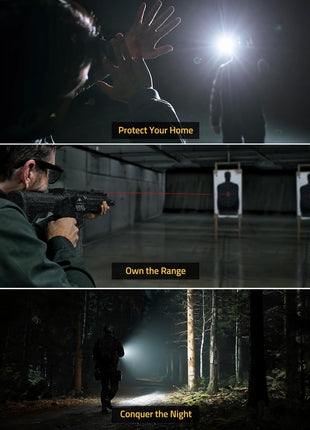 CVLIFE Green Laser featuring own the range conquer the night in light with red beam