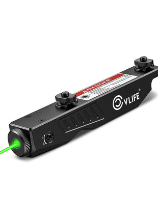 Green Tactical Laser Sight Compatible with Mlok Picatinny Rail