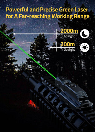 Precise Green Laser Sight Works Day and Night