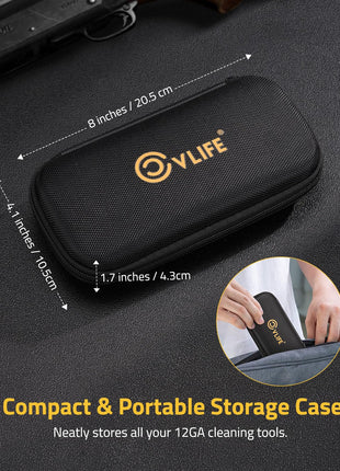 CVLIFE gun cleaning kits featuring compact & portable storage case