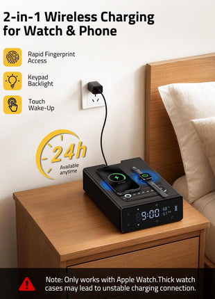 CVLIFE Gun Safe featuring note: only works with apple watch.thick watch