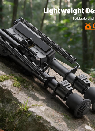 CVLIFE Inches Picatinny Bipod featuring lightweight design foldable and portable