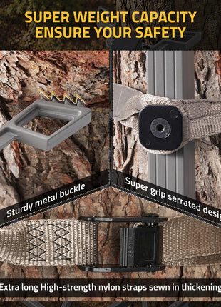 CVLIFE keep the platform featuring extra long high-strength nylon straps sewn in thickening