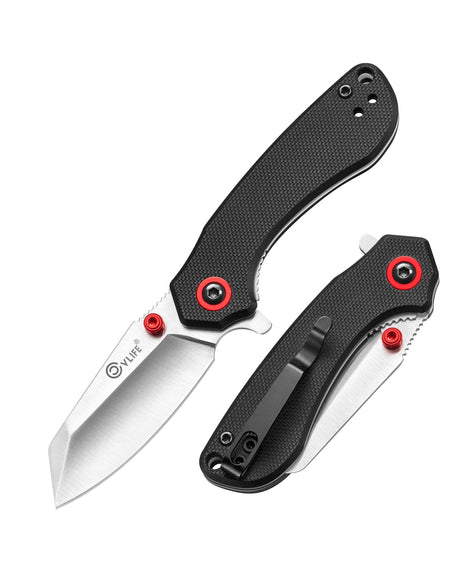 CVLIFE 2 12 14C28N Stainless Steel Blade in black