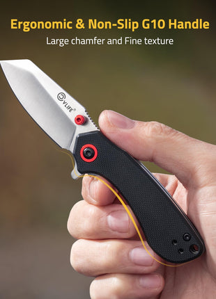 CVLIFE Razor-Sharp Blade featuring large chamfer and fine texture in black