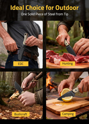 CVLIFE knife featuring ideal choice for outdoor in brown