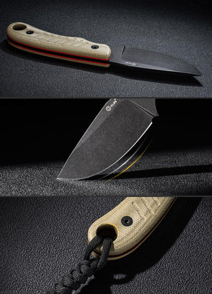CVLIFE EDC Knife featuring vlife ovlife in brown