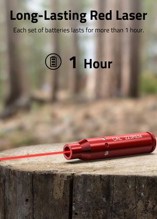 Long-lasting Red Laser Boresighter with Batteries