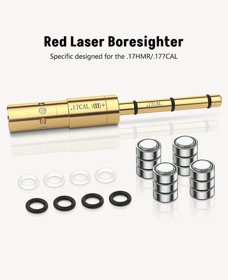 Red Laser Boresighter for .17HMR/.177CAL