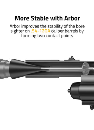 Boresighter Kit for .54-12GA Calibers