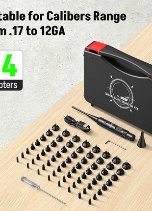 CVLIFE Laser Bore Sighter featuring adapters laser bore sighter kit in green laser